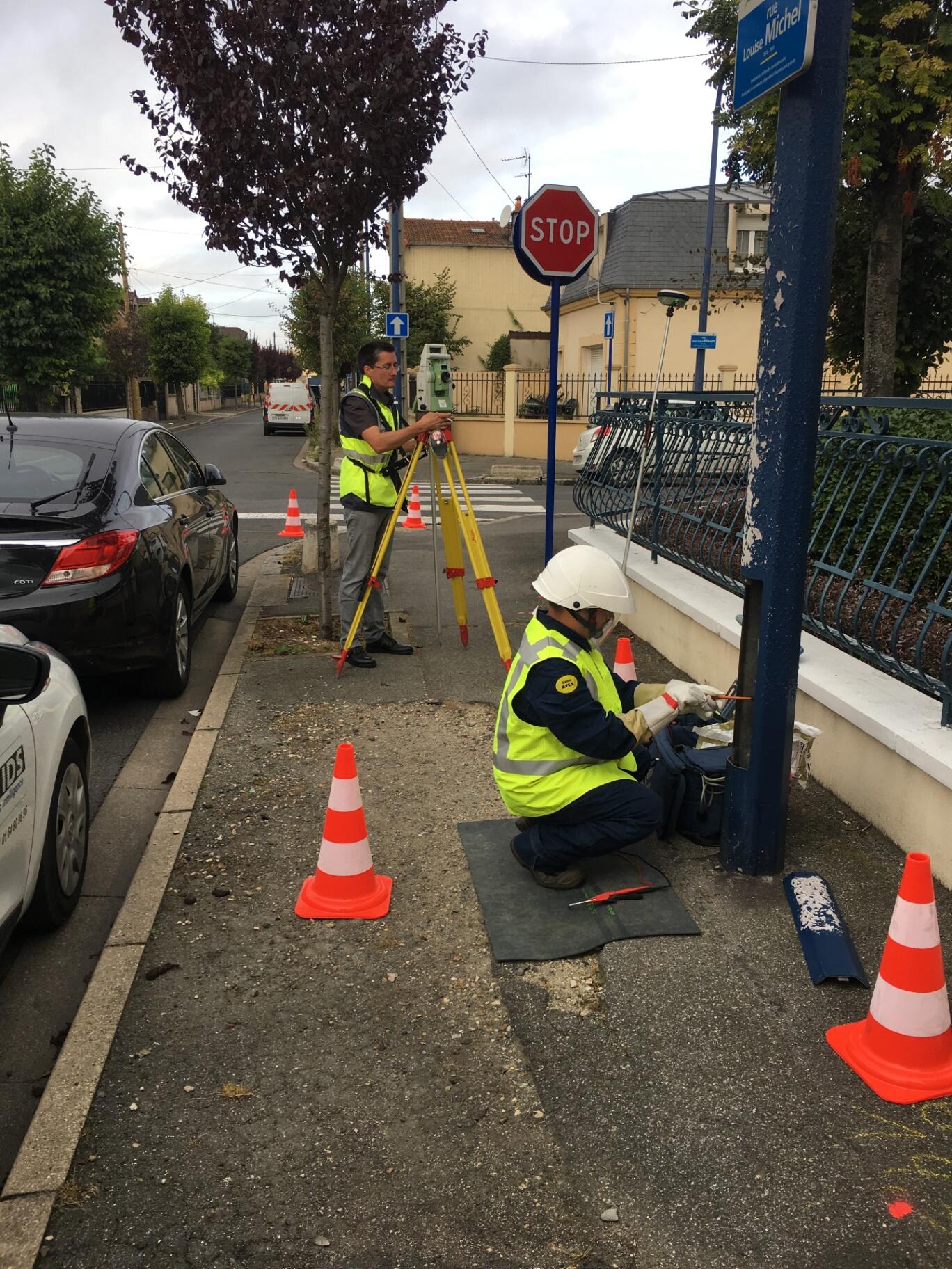Équipe IDS en intervention terrain